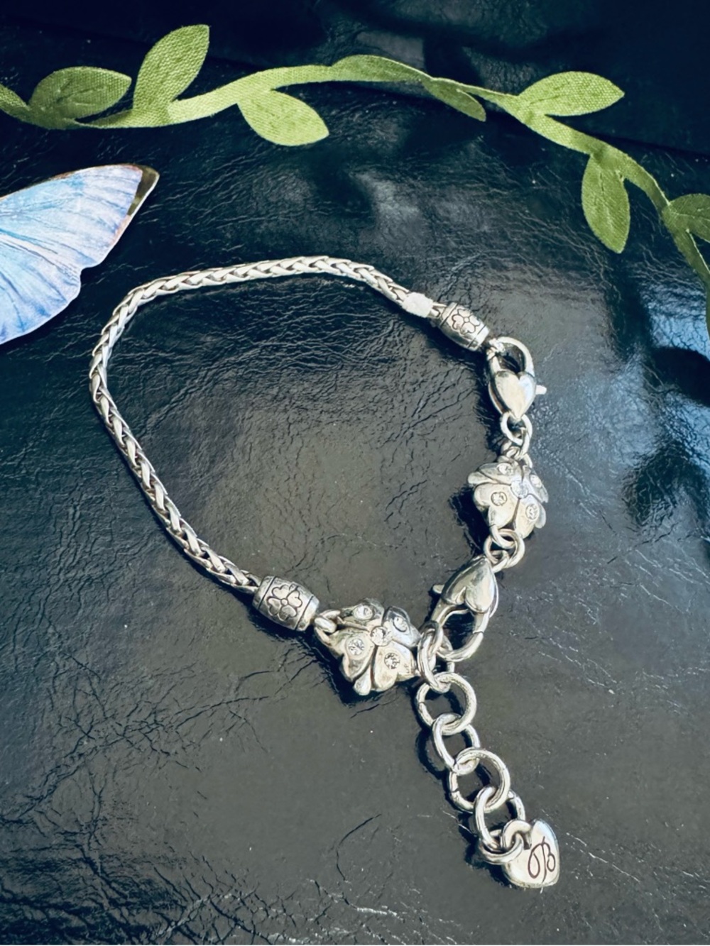 Brighton “Lucky Me” CloverCharm Bracelet